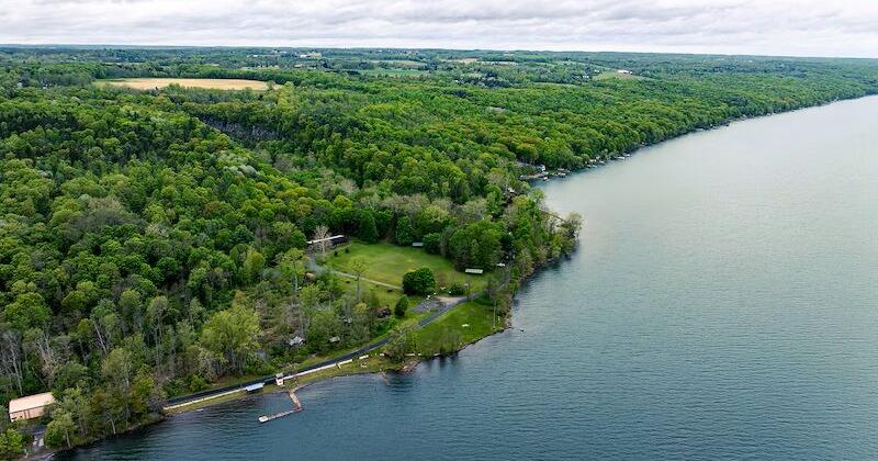 New York’s newest State Park has a half mile of Finger Lakes waterfront and three waterfalls
