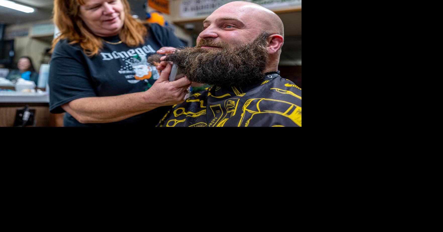 Race to the hairiest face underway after ceremonial donegal king of