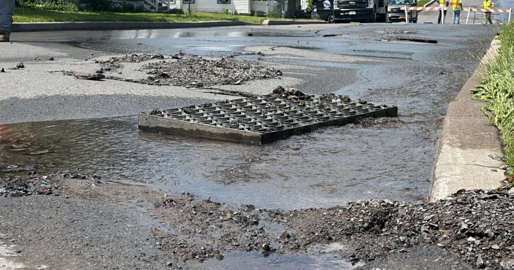 Broken Franklin Street water main fixed; some cleanup continues - Vimarsana News