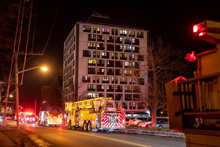 Tenants displaced after fire on ninth floor of Watertown apartment