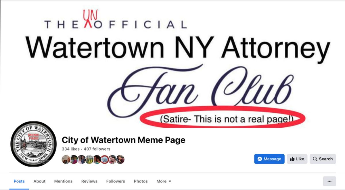 City attorney: Law firm has no connection with Facebook page; creator  changes name | Jefferson County | nny360.com