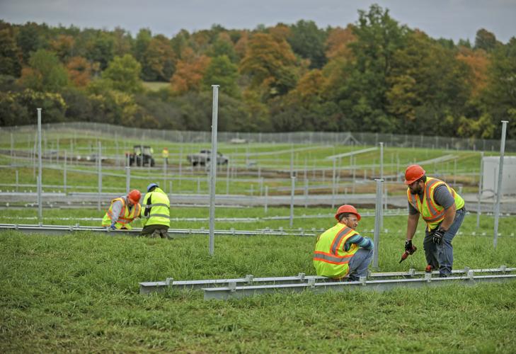 Solar array construction work begins | News | nny360.com