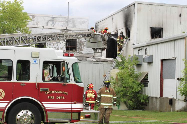 Investigation into cause of former cheese plant fire in Ogdensburg underway
