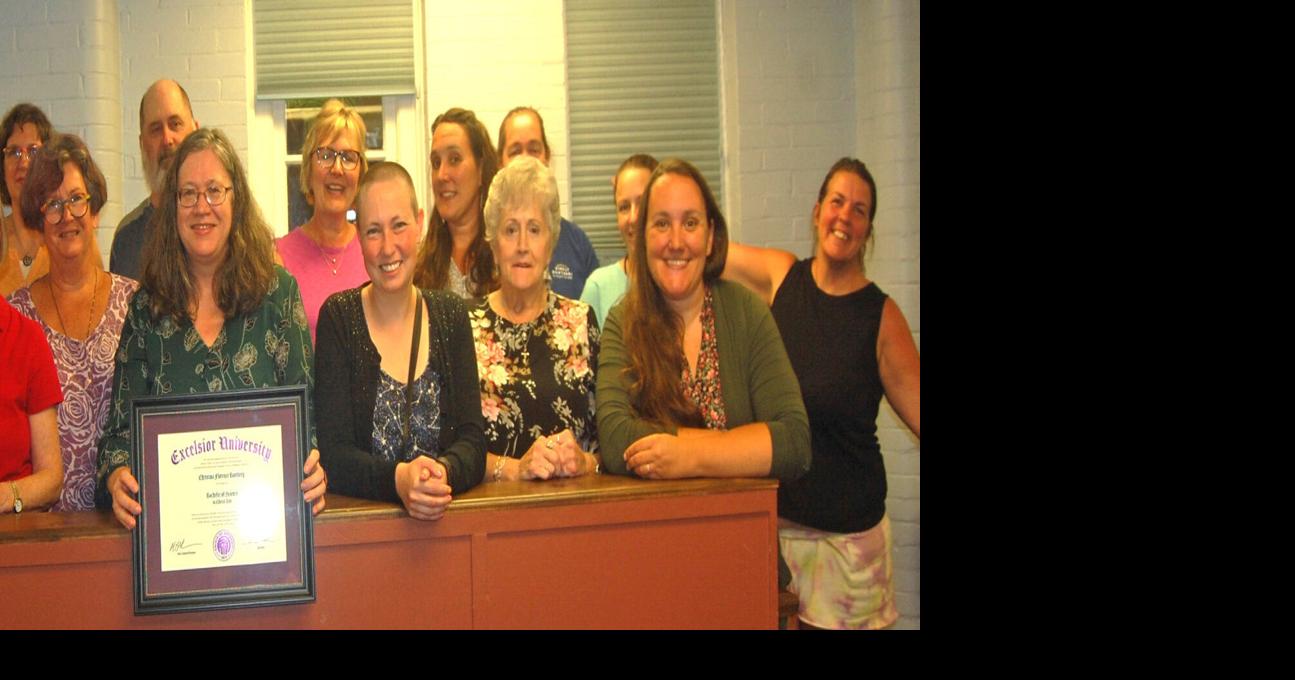 Carthage Free Library interim manager completes degree to retain job