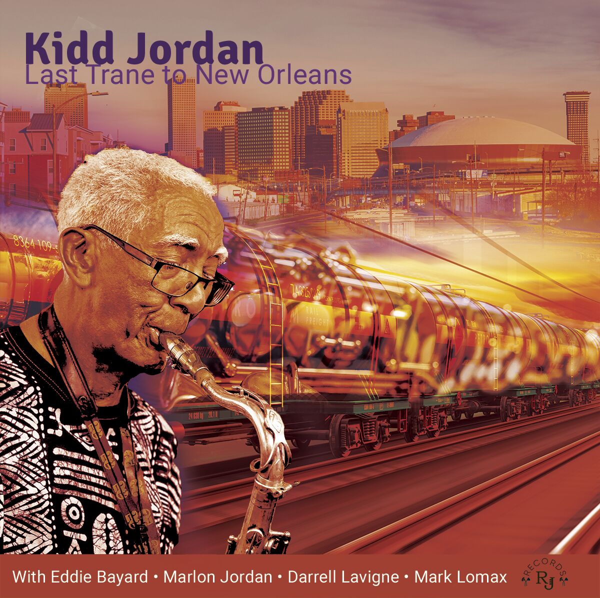 New Orleans avant-jazz saxophonist Kidd Jordan improvises