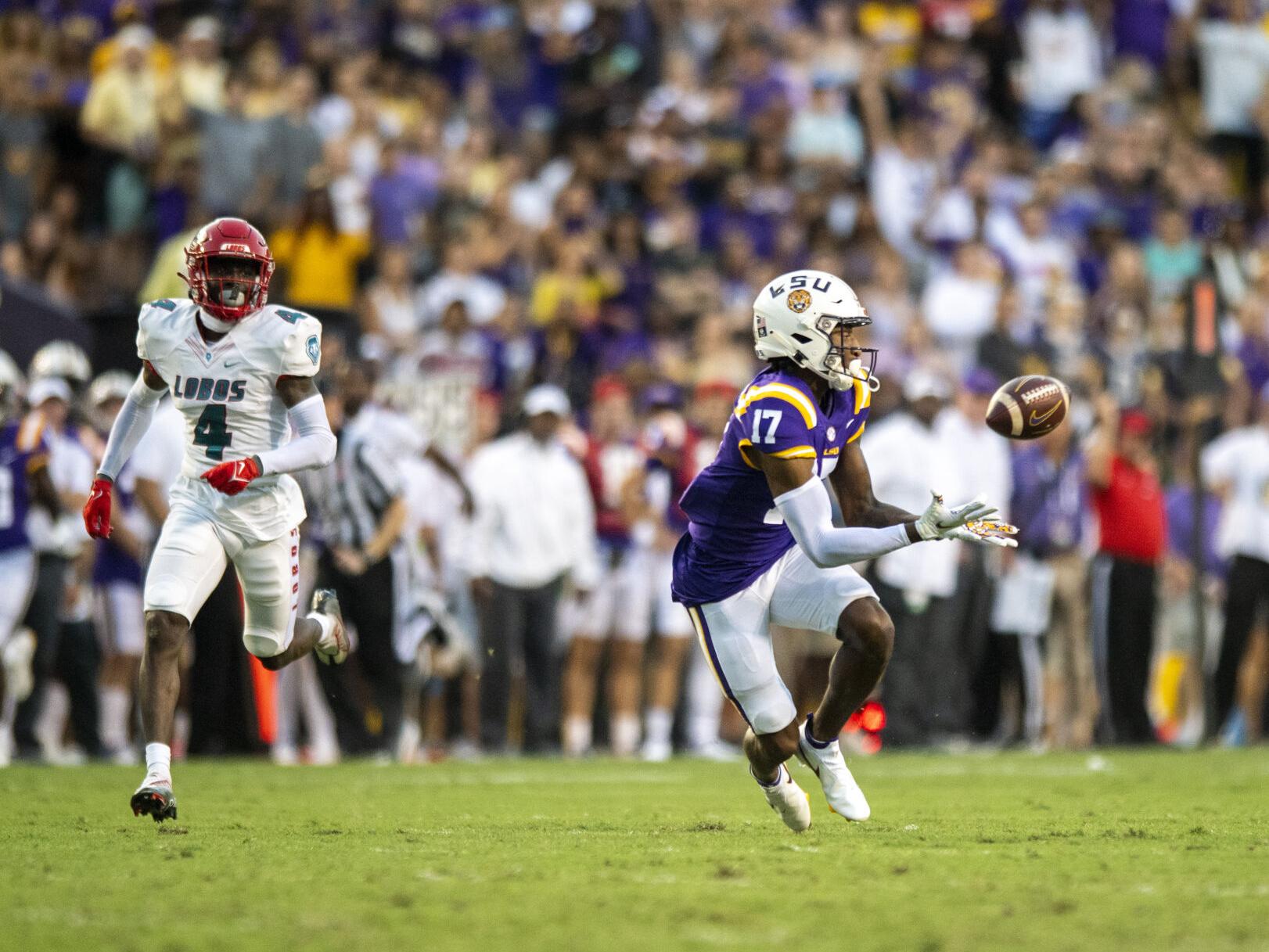 LSU receiver Chris Hilton expected to miss the rest of the season after shoulder surgery 