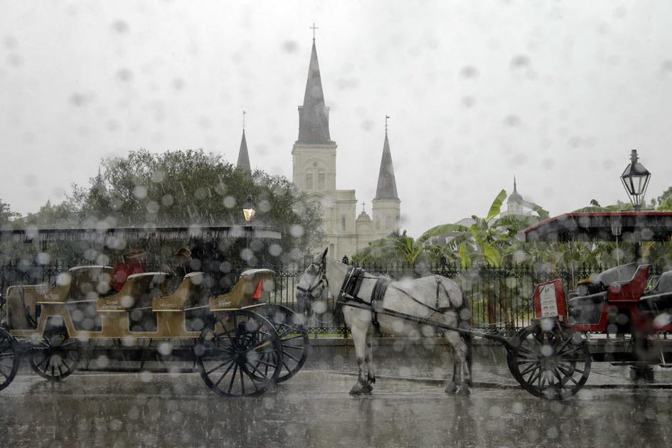 Thunderstorms some possibly severe expected in new orleans wednesday 