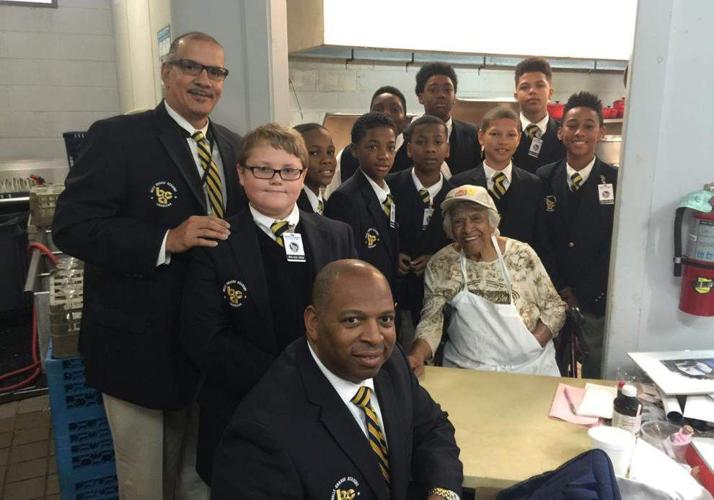 Belle Chasse Academy students practice etiquette skills at Dooky Chase
