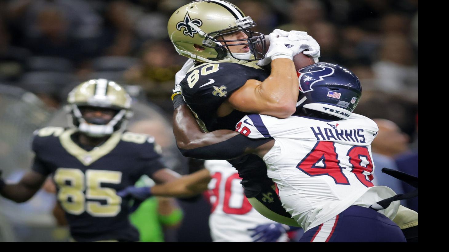 Jimmy Graham back with Saints after he was stopped by police during  'medical episode,' team says