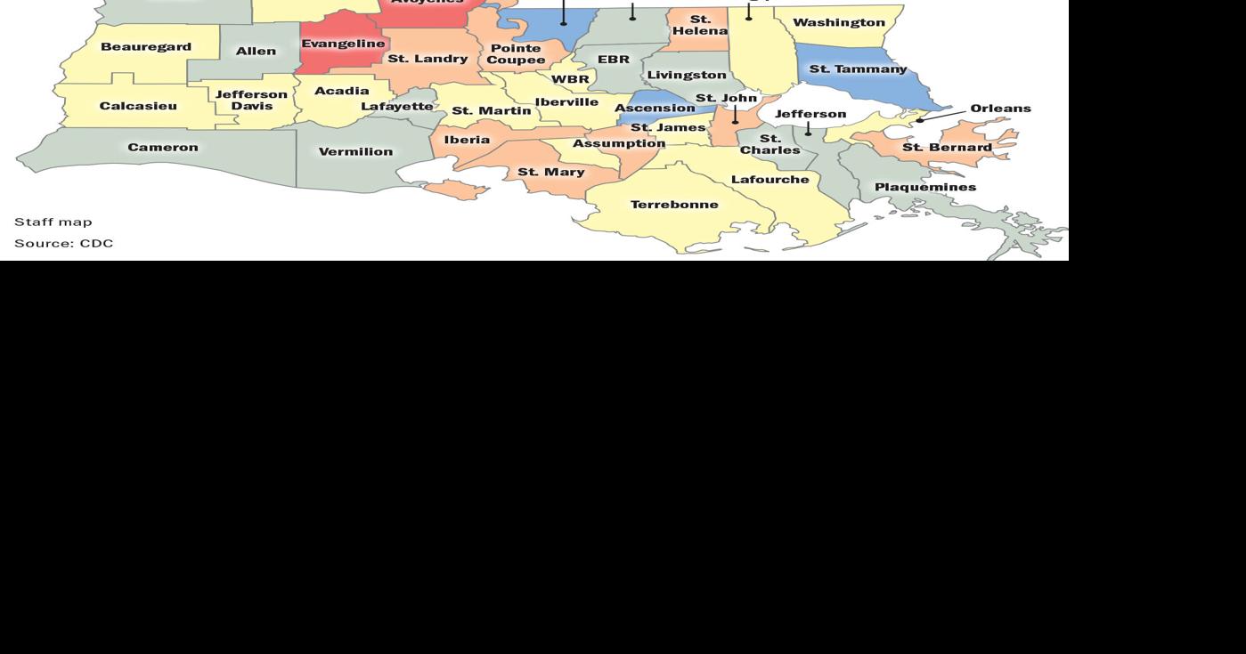 Just over 1 in 10 Louisianans have asthma. See parish data.