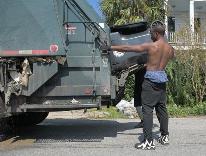As stench rises from the streets after Hurricane Ida, trash and debris ...