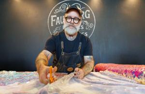 New Orleans' costume-makers needed a fabric store. This performer opened one, in time for Halloween.