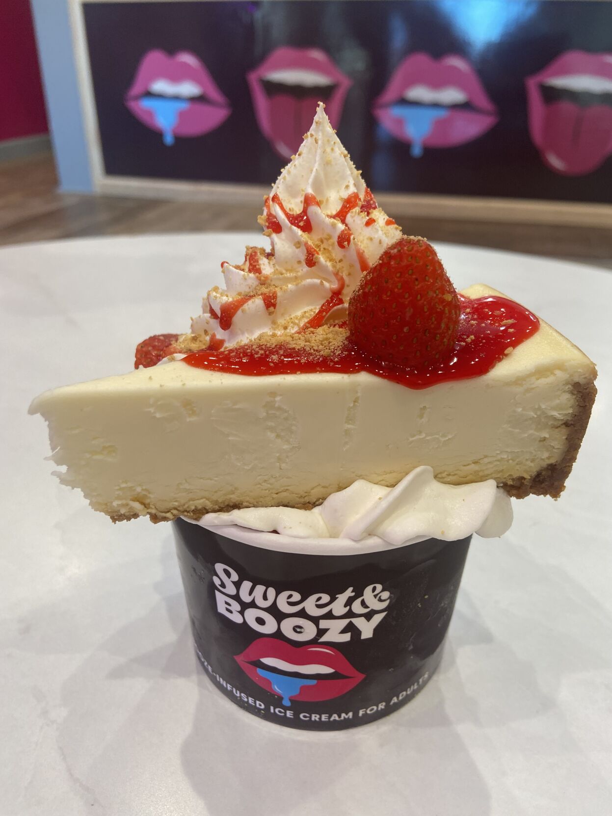 Sweet and Boozy ice cream for kids, booze flavor for adults Where