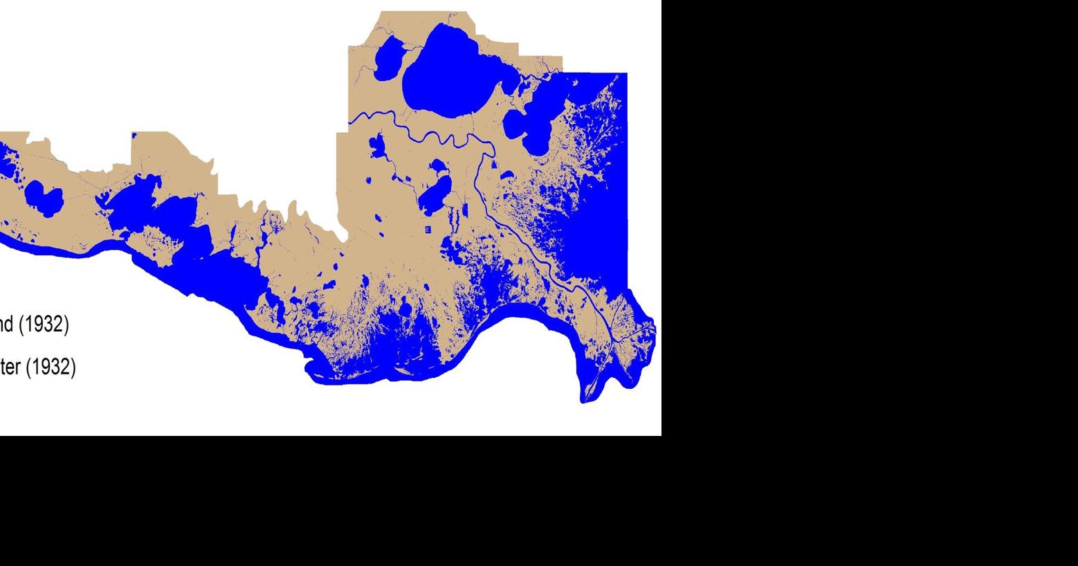 Louisiana land loss, while slowing, still a football field every 100