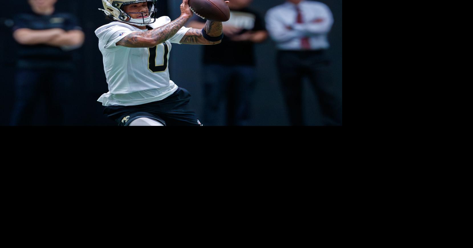 How Jordyn Tyson aced the Saints' first test at rookie minicamp. 'I was ready for it.'