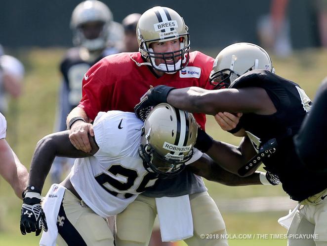 Brees' record-setting football heads to Hall of Fame