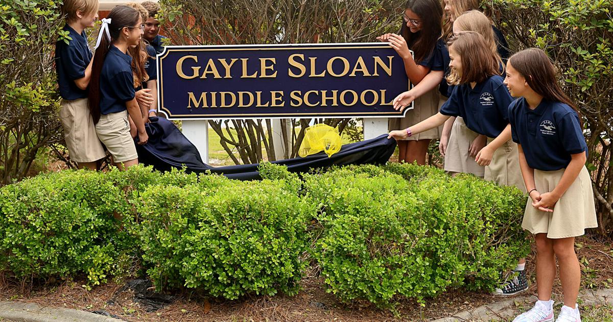 Mandeville Middle School renamed in honor of Gayle Sloan St. Tammany