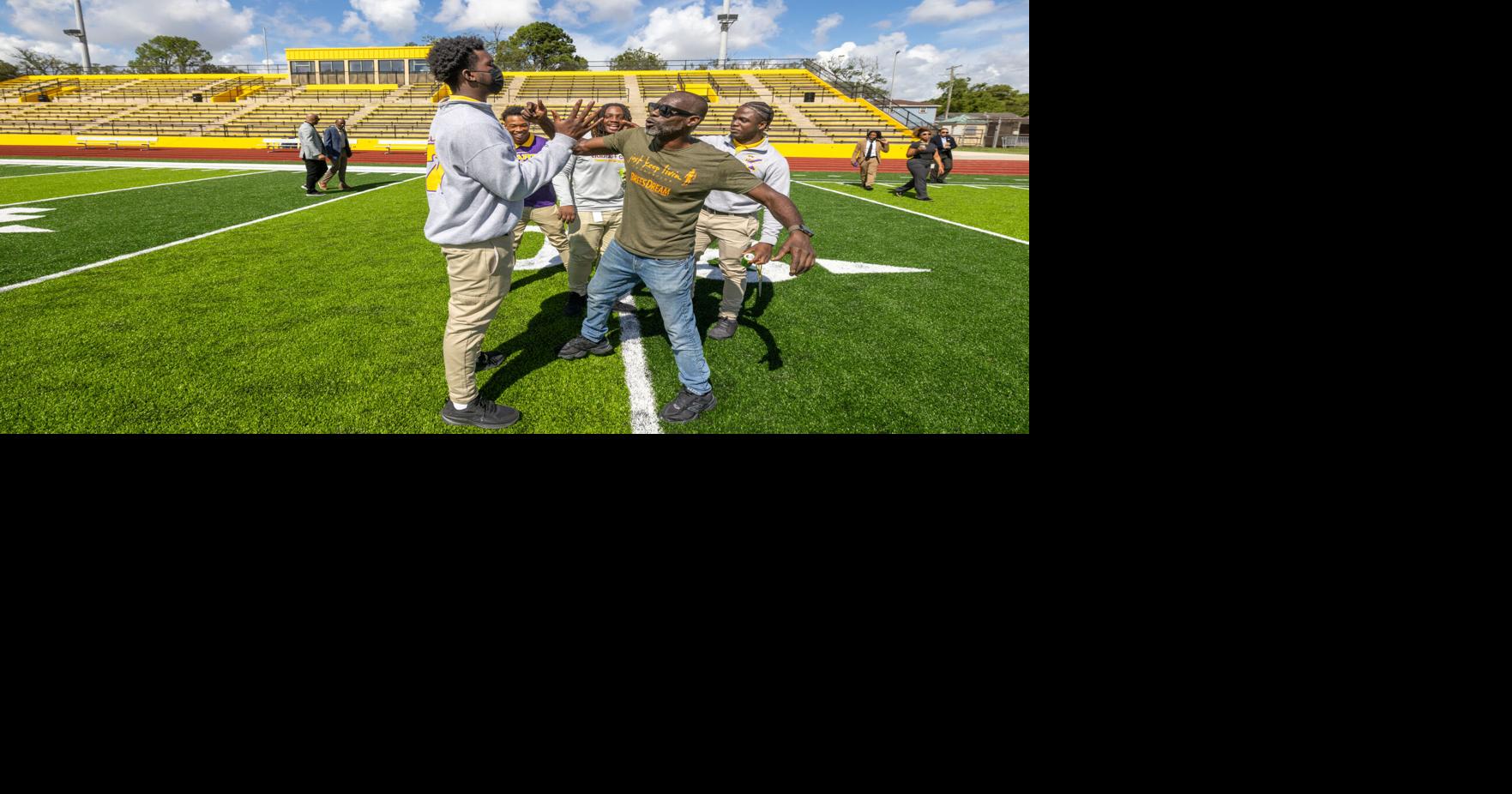 Edna Karr, L.B. Landry football players react to Morris Jeff Stadium renovations. ‘A true blessing.’