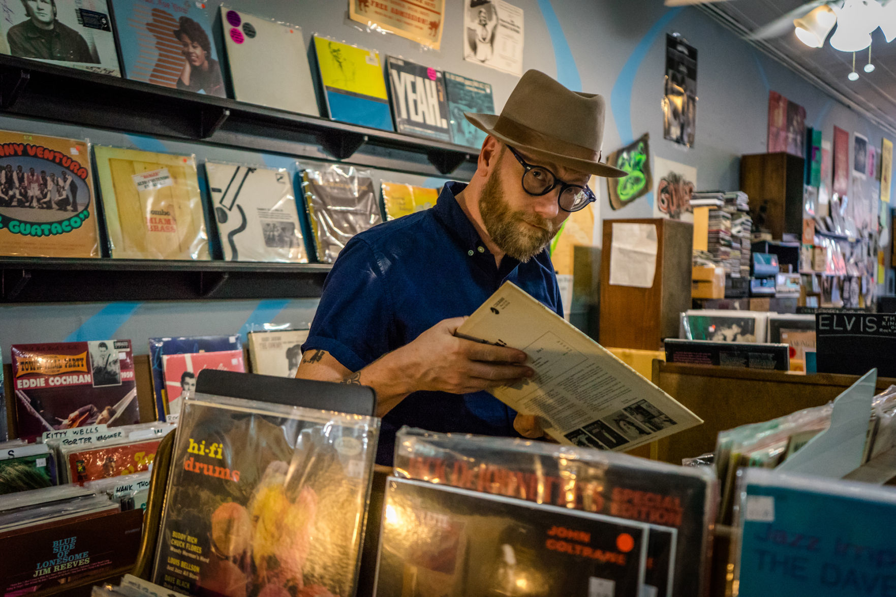 Ex-Soul Coughing singer-songwriter Mike Doughty closed 'The Book