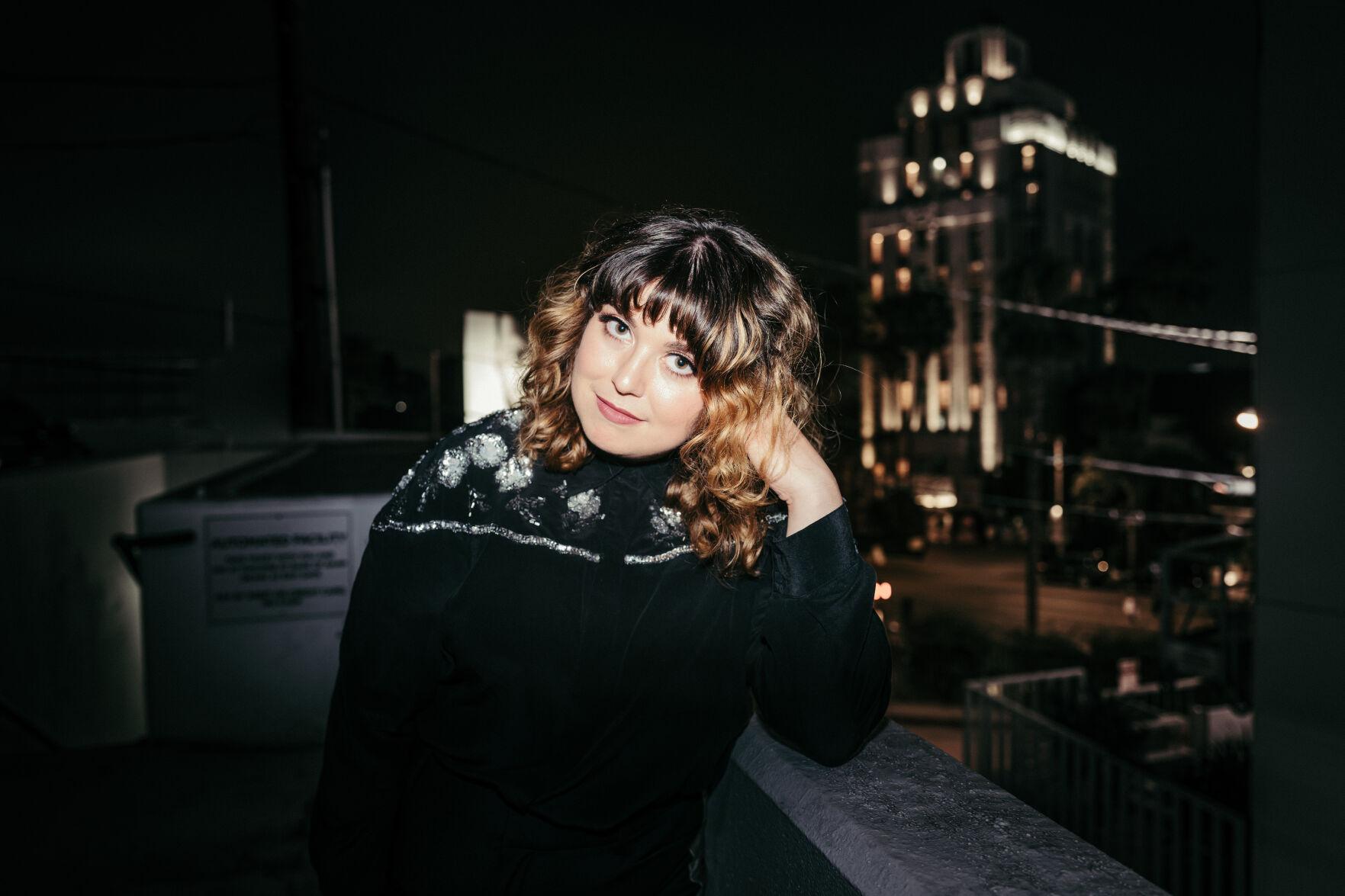 Comedian Jenny Zigrino performs at the Broad Theater on April 22