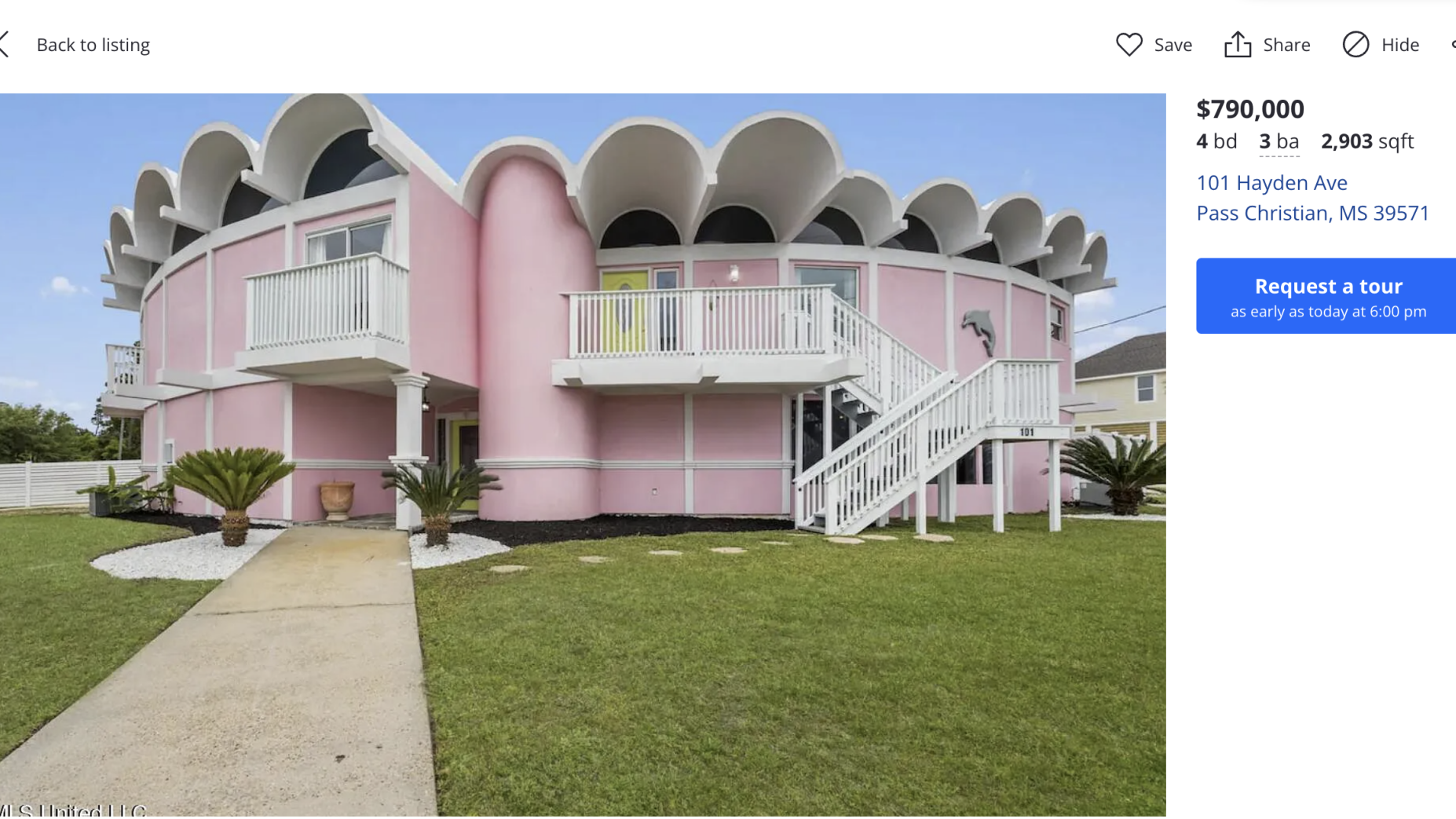 Pass Christian mansion for sale, listed on Zillow Gone Wild