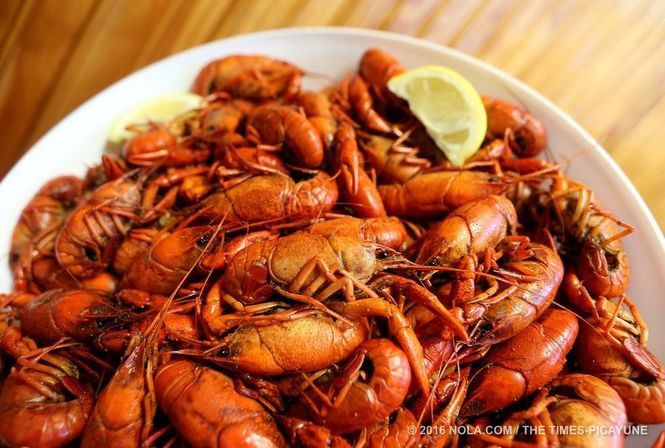 Boiled Crawfish On The West Bank