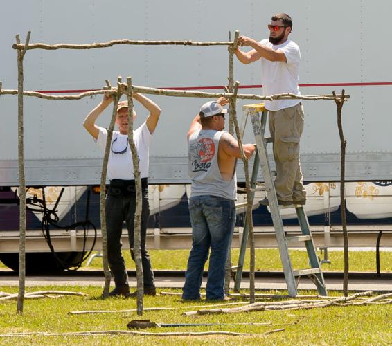Native Americans keep 'Heritage' in Jazz Fest with weaving, palmetto huts, storytelling and food