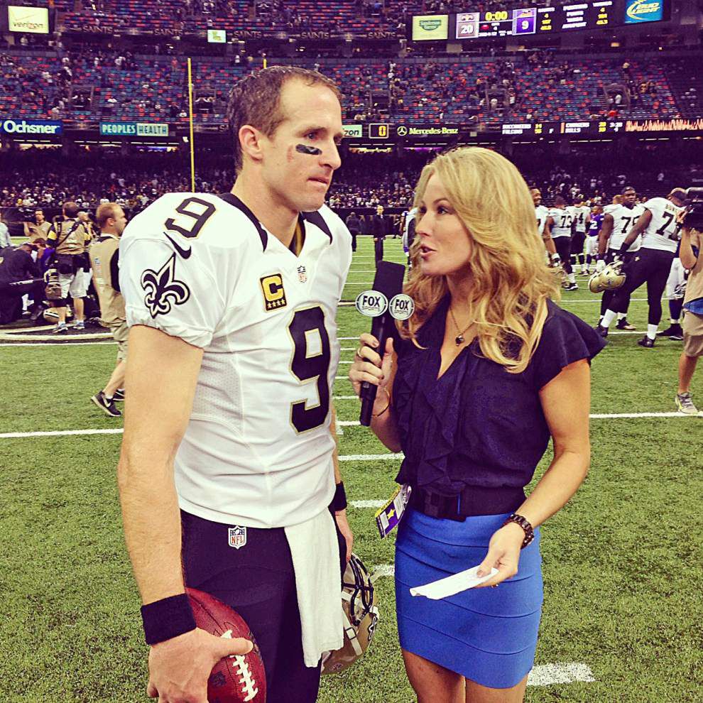 A FOX Sports tv camera on the sidelines of an NFL football game between the New  Orleans Saints …