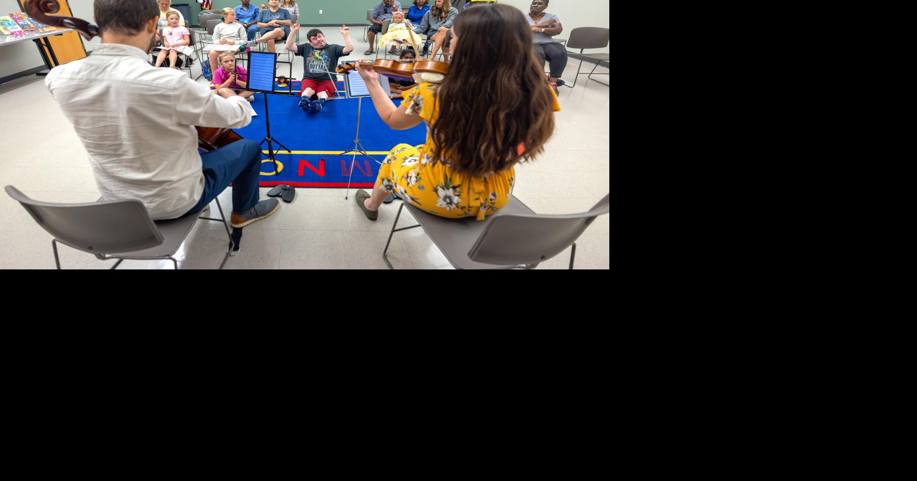 Photos: Members of the Louisiana Philharmonic Orchestra visit St. Charles Parish Library in St. Rose