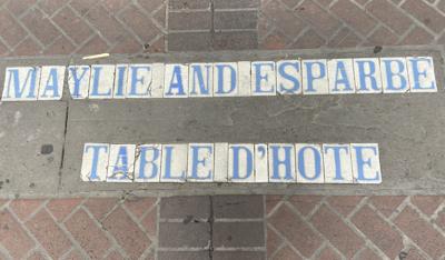 Maylie and Esparbe street tiles CBD