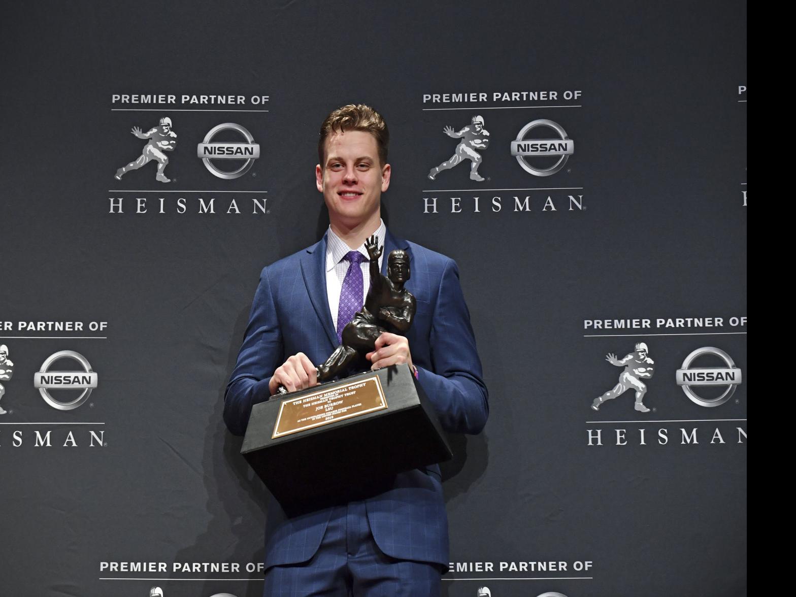 What are the odds of that?' Inside Joe Burrow's Heisman Trophy