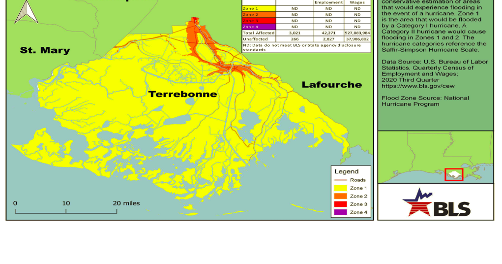 Employment in Terrebonne Parish