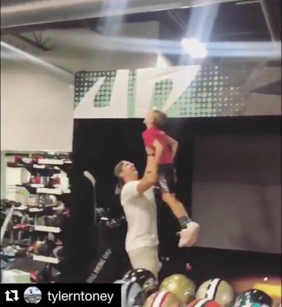 Drew Brees' kids know a lot about @Dude Perfect and their Dad 