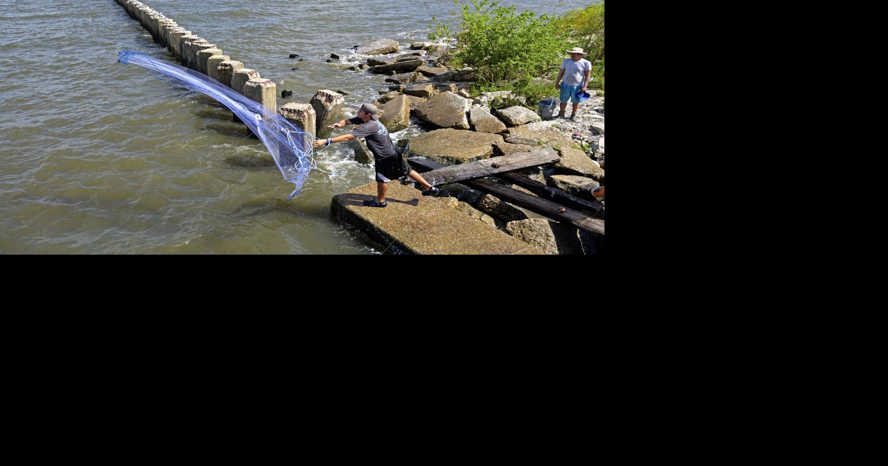 Shrimping in Lake Pontchartrain