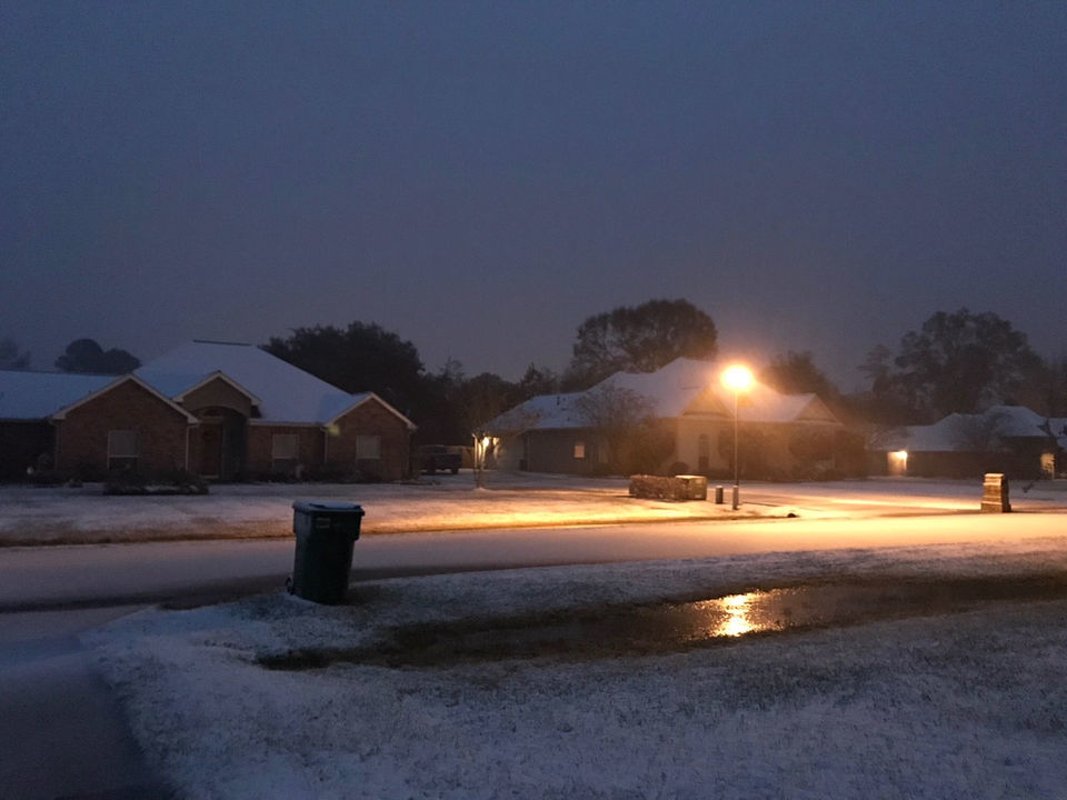 Snow in Louisiana Live updates, photos and school closures Weather