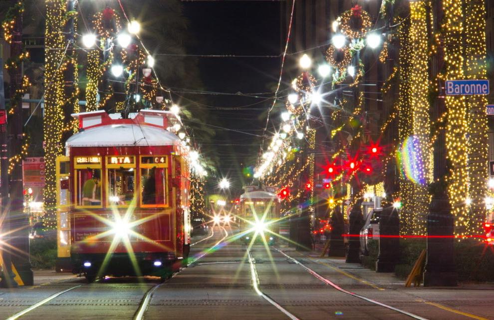 Canal streetcar for the holidays