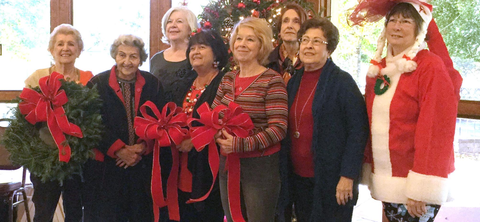 Metairie Ridge Garden Club members add holiday decor at Lafreniere
