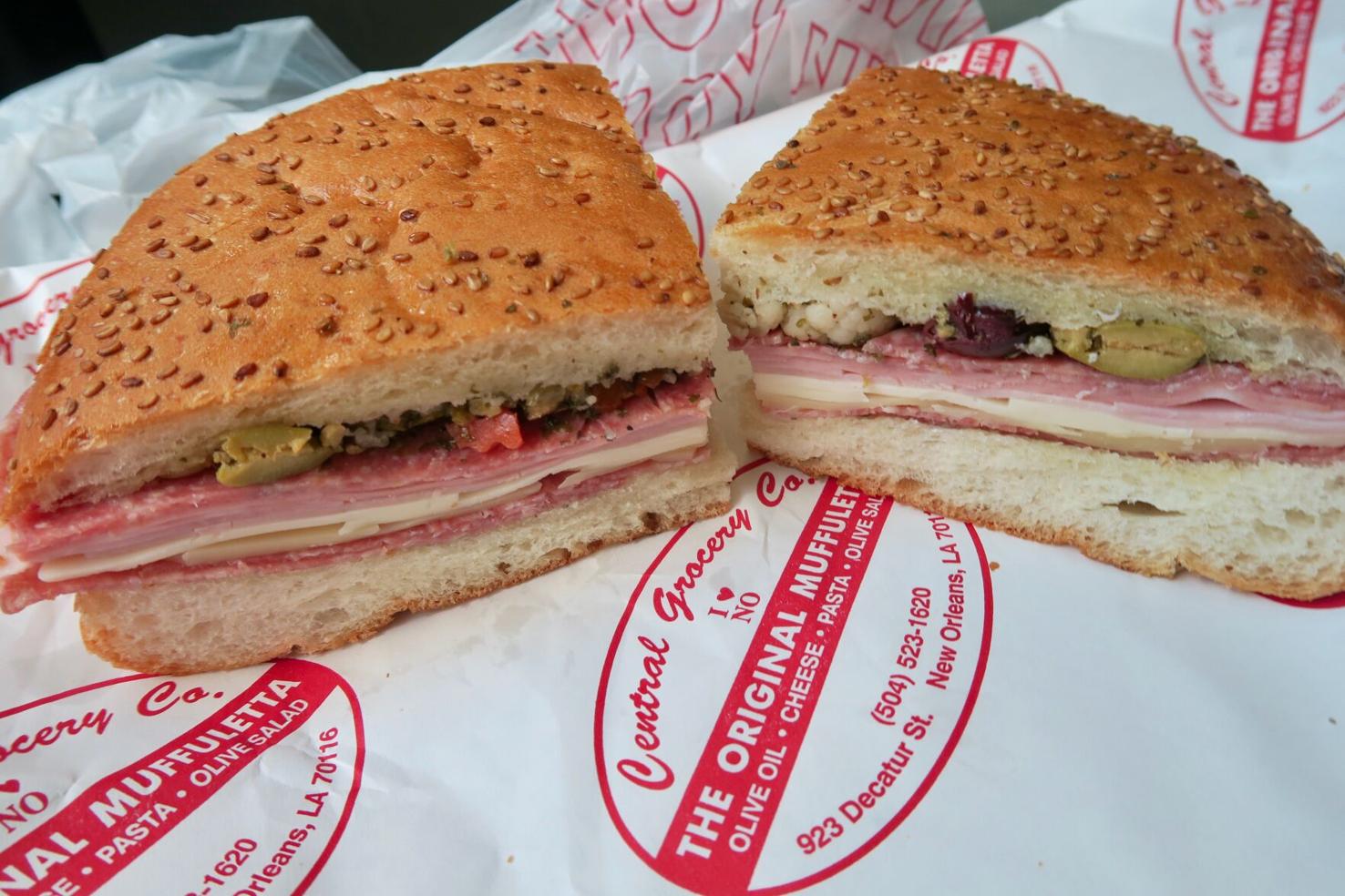 Central Grocery's return remains far off, but its famous muffuletta is