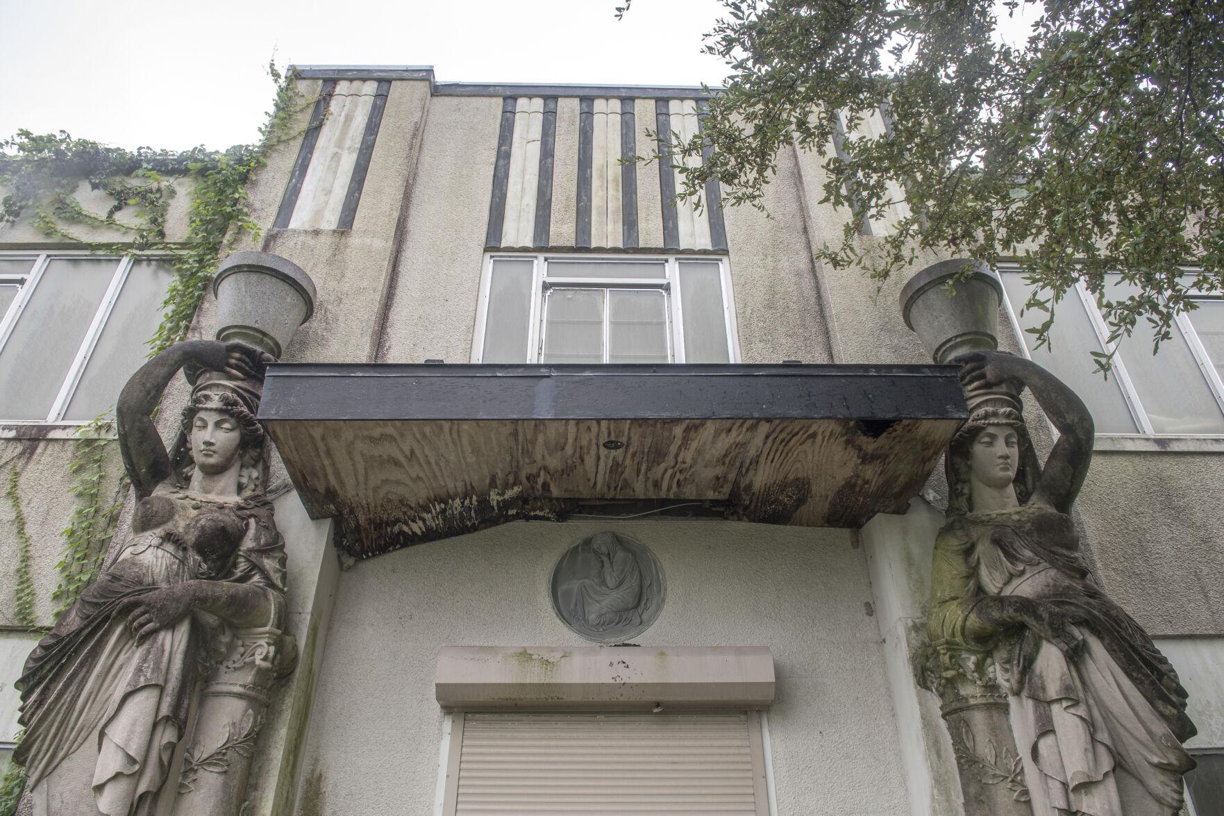 Traces of the palatial 1883 New Orleans Cotton Exchange can still be