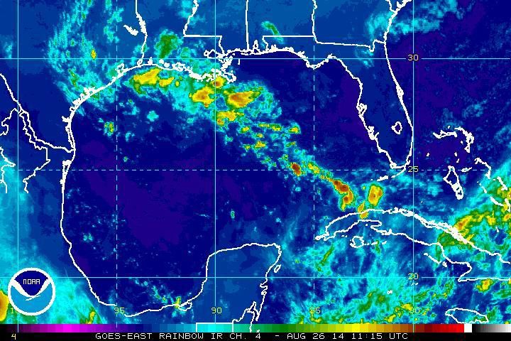 Forecasters watching low pressure system in Gulf of Mexico, along with ...