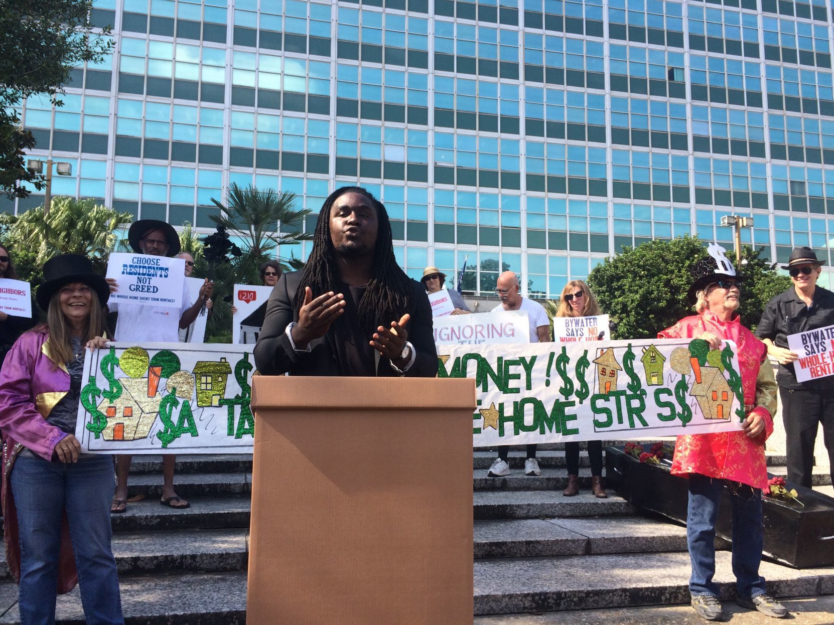 "RIP Affordable Neighborhoods": New Orleans Residents Stage Protest And ...