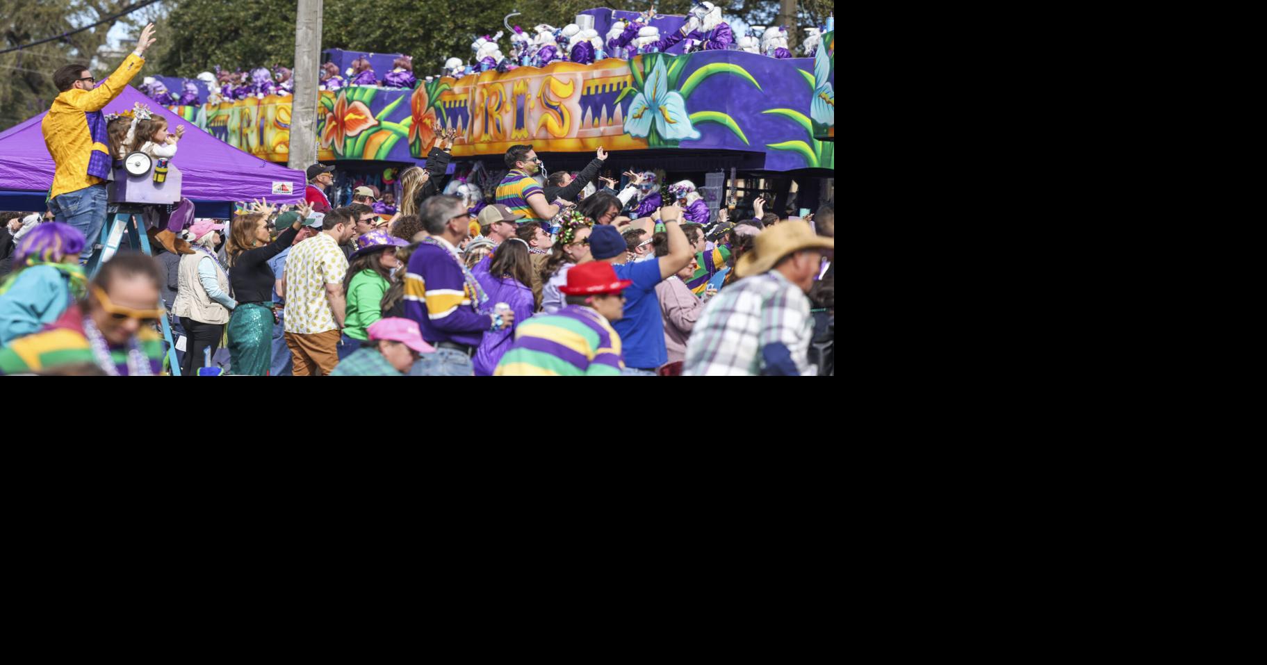 The Krewe of Iris parade rolls on the Uptown route Entertainment/Life