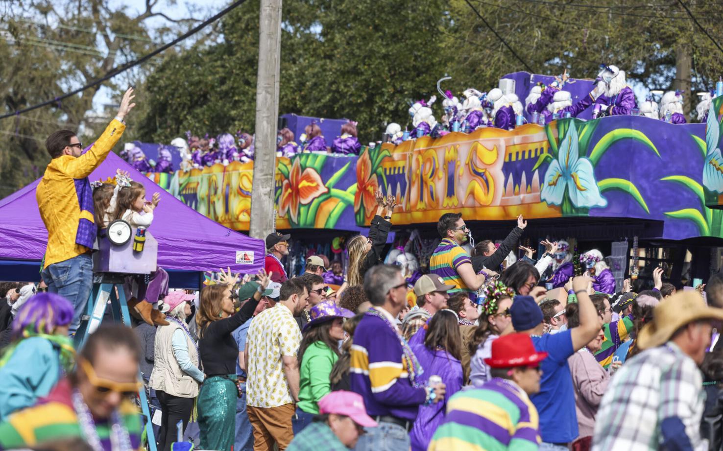 The Krewe of Iris parade rolls on the Uptown route Entertainment/Life