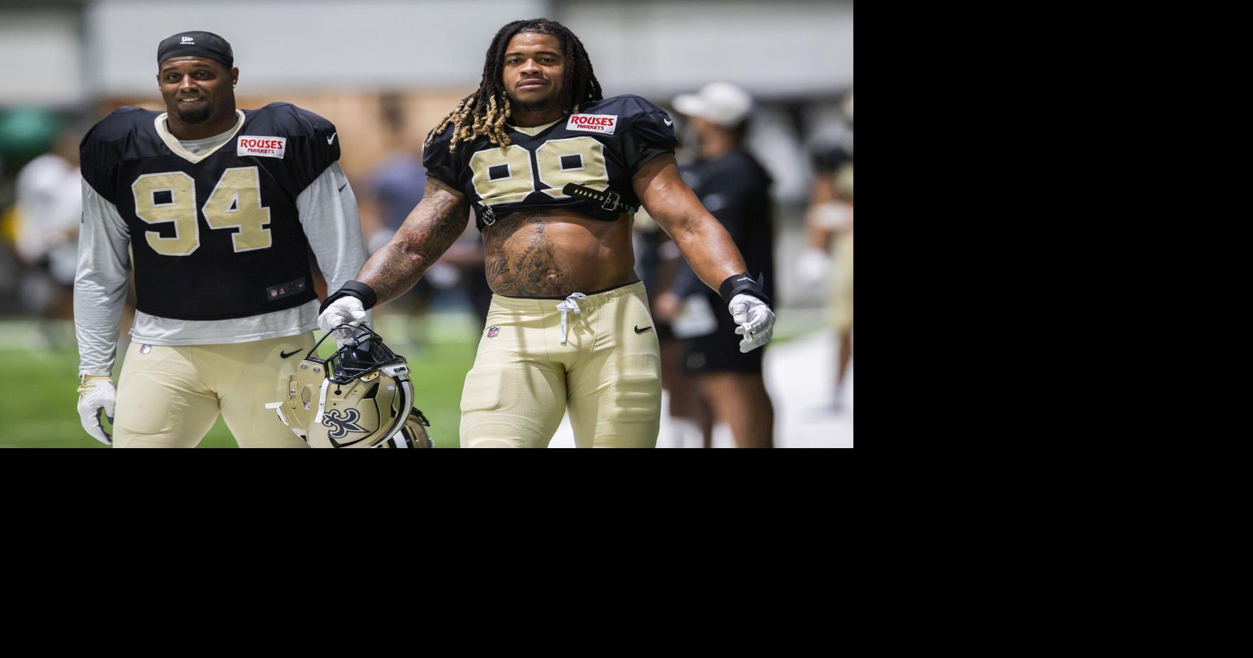 Saints pass rusher Cam Jordan to miss time after hamstring injury. Here