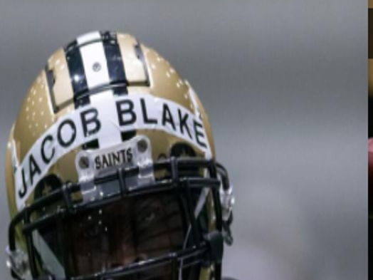 blake on football helmets Photos: New Orleans Saints players wear Jacob Blake's name on helmets  during practice | Photos