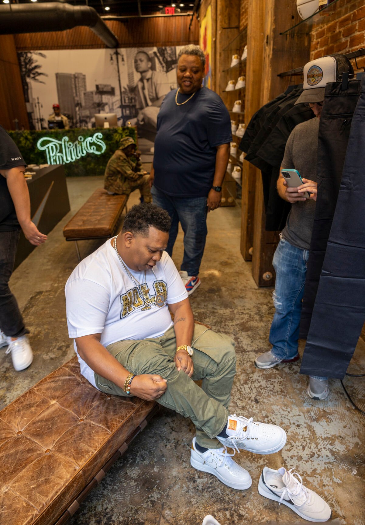 Photos: 504 pairs of shoes celebrating the rise of rap music in New Orleans  debuted on Saturday, Photos