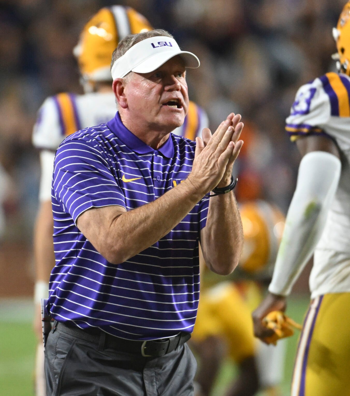 Live: LSU's Brian Kelly Discusses The Alabama Game In His Monday Press ...