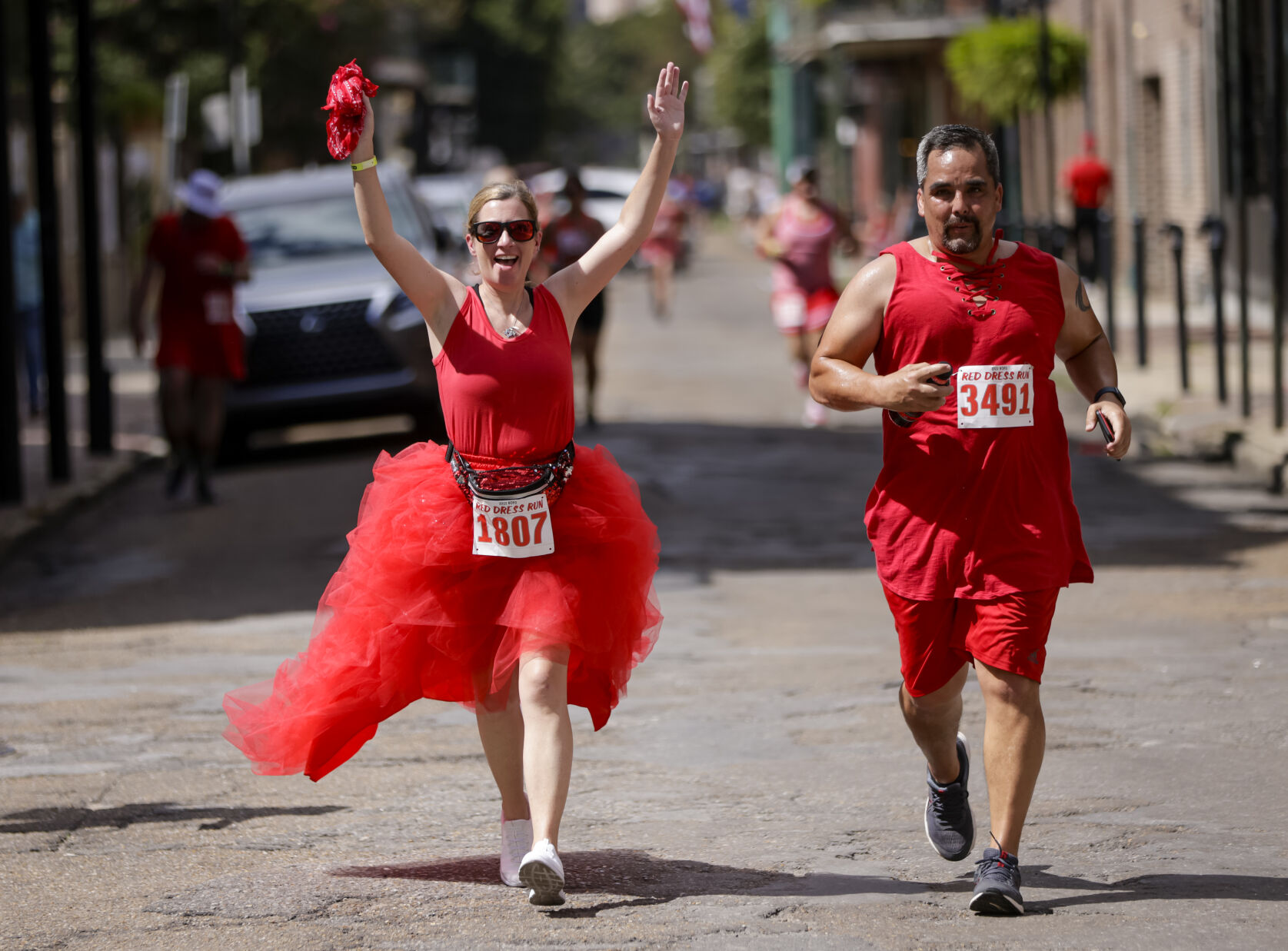 Red Dress in New Orleans