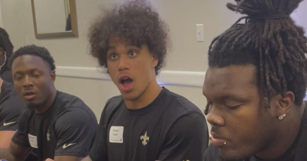 Saints rookies had unforgettable reactions to their 1st time trying crawfish
