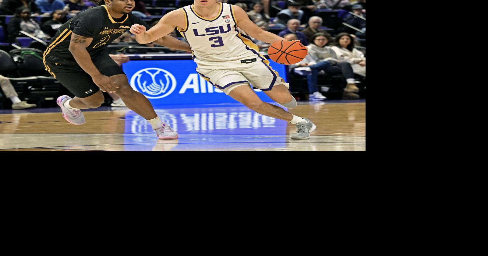 LSU men beat Southeastern Louisiana in first home game in nearly a month